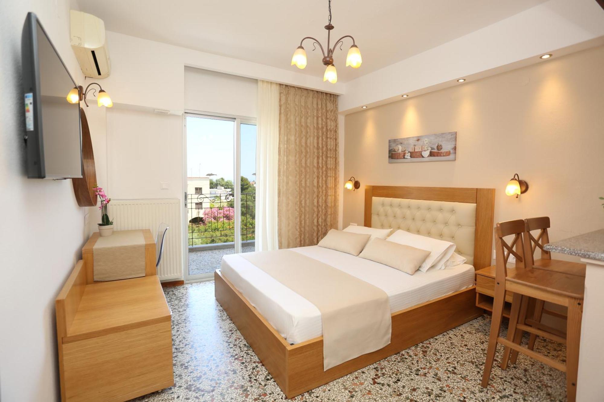 Kastoria Hotel Apartments Hanioti Bagian luar foto